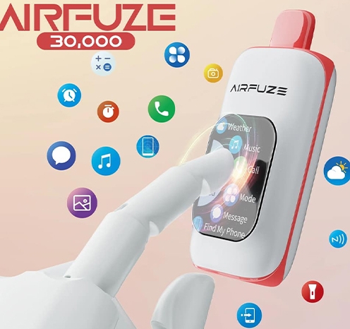 AirFuze Smart 30000 Puffs Vape - Hapu lopsakas kummikomm: Uus Tase Maitse- ja Aurukogemuses 2025. aastal